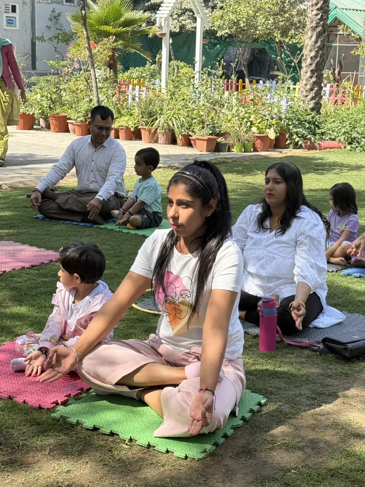 Young Buniyaad children ready for Playgroup